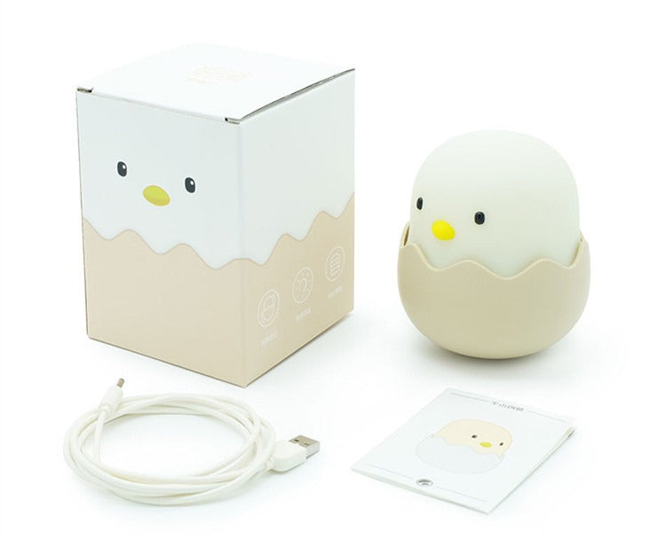 Cute Chick Night Light Rechargeable LED Lamp
