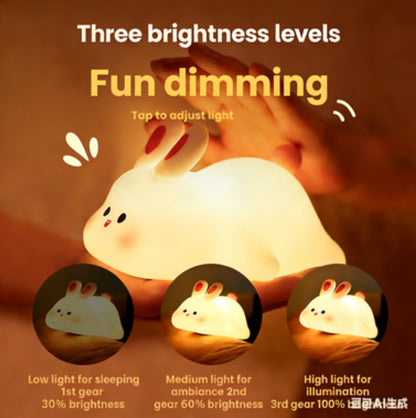 Rabbit Silicone Tap Night Light