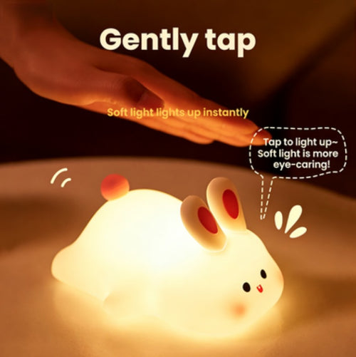 Rabbit Silicone Tap Night Light