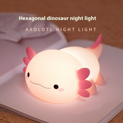 Hexagonal Dinosaur Silicone USB Night Light